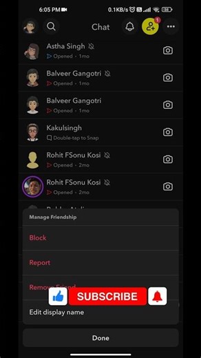 how to block someone in Snapchat #snapchat #block
