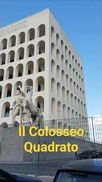 Il "Colosseo Quadrato" ovvero il "Palazzo della Civiltà Italiana" - Quadrato della Concordia (EUR)