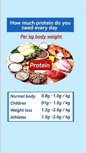 Daily Protein Requirement Calculation