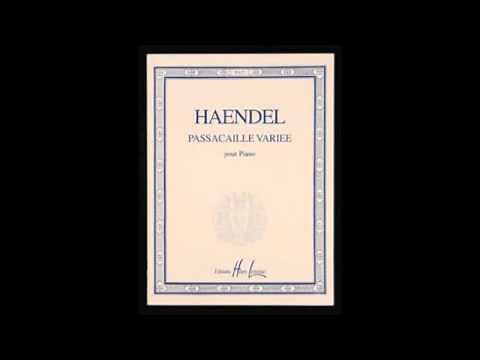 Passacaille Haendel Piano