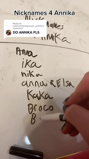Creative Nicknames for Annika
