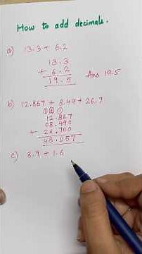 Most Students Get This Decimal Addition Wrong 😱