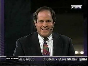 1995 NFL Draft with Chris Berman and Mel Kiper Jr. Steve McNair, Warren Sapp, Derrick Brooks. Part 2
