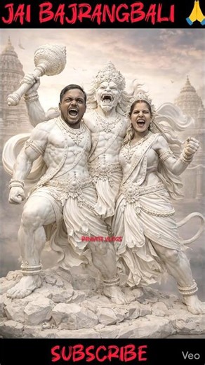 🙏 Hanuman Ji Murti Making Video | Jai Shree Ram 🚩 | Divine Art Process