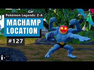 Finding the Rare Alpha Machamp in Pokemon Legends Z-A