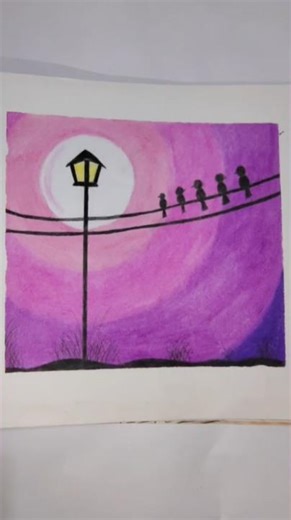 How to Make a Portrait with Crayons | Step-by-Step Crayon Drawing #PortraitDrawing #CrayonPortrait