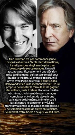 L’acteur qui a commencé à 42 ans