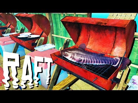 The Ultimate Cooking Station! - Raft Gameplay