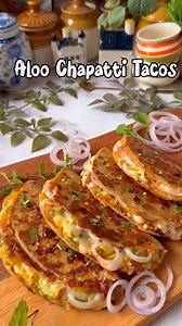 Aloo Chapati Tacos 🌮 recipe..... | Indu's Tips &Tricks