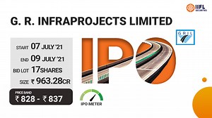 13 reactions | G R Infraprojects IPO will open on July 7th, watch this video to know whether you should Subscribe to this IPO. Open FREE Demat: https://bit.ly/3AzPGFl Download IIFL Markets App: https://bit.ly/2S984nl #IIFLSecurities #IPO #Sensex #India #stockstobuy | IIFL Capital Services Limited | Facebook