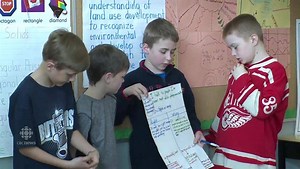 Elementary students learn about online safety