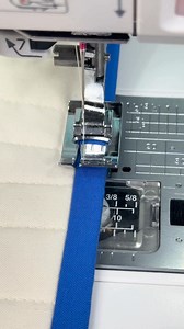 Meet Janome's new Left Bi-Level Foot. Designed with a lower left edge guide, and higher right side to hug your quilt bindings for smooth topstitching. Visit your Local Janome Dealer today to get yours! https://janome.pulse.ly/cb1vqwvv3f | Janome Sewing Machines