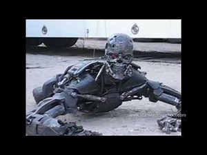 TERMINATOR SALVATION Behind-the-Scenes T-600 Puppet Rehearsal