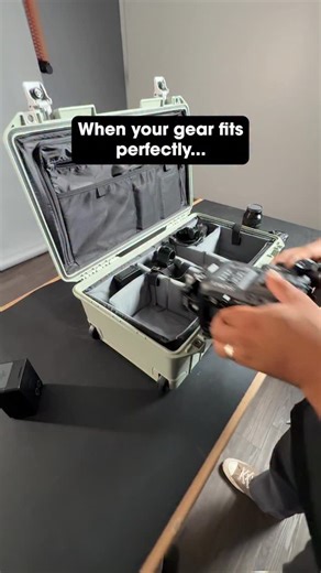 ColorCase on Instagram: "Boom! Organized. 💪⁠ ⁠ And yes, you saw that right! Those removable pouches stick right to the lid!⁠ They’re perfect for storing your small items securely and are super easy to grab and go. 🔩💼⁠ ⁠ This sage Pelican 1535 Air case with TSA latches and padded dividers is just the beginning! 🌿🔴⁠ ⁠ 👉 Customize it before you buy, or swap out the parts yourself — it’s all about making your case uniquely yours!⁠ ⁠ 🛒 All these colors and more at colorcase.com — link in bio!⁠