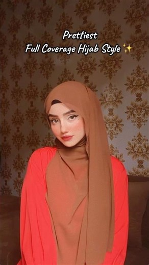 Korean Style Full Coverage Hijab Tutorial By Areeba_tahir_ #hijabtutorial#viral#modestfashion#fyp