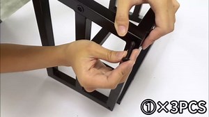 Y&M 3-in-1 Step Stool for Adults Kids, Waterproof Heavy Duty Bed Step with Small Stackable Chair, All Weather Compact Portable Foot Stool for Kitchen Bathroom Bedroom Indoor Outdoor, Rustic Brown