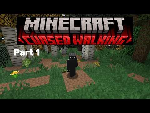 Minecraft Cursed Walking. Part: 1 How it begin