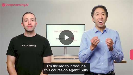 Anthropic Agent Skills Course with Elie Schoppik | Andrew Ng posted on the topic | LinkedIn