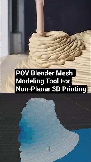 Blender Non Planar 3D Printing