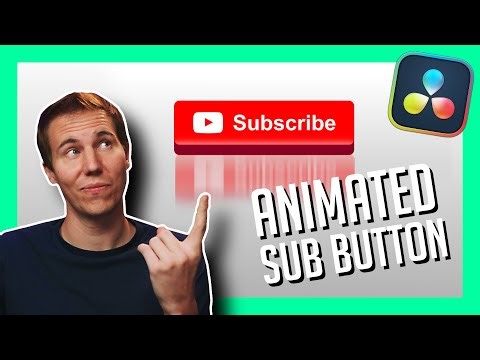 Easy Animated Subscribe Button in Fusion - DaVinci Resolve Motion GFX Tutorial