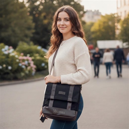 Personalized Waxed Canvas Messenger Bag 13” Laptop Satchel Unisex Crossbody Gift - Etsy