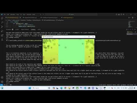 Evolution Simulation - Python
