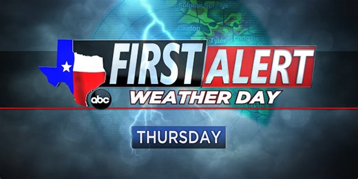 East Texas under slight risk for severe storms