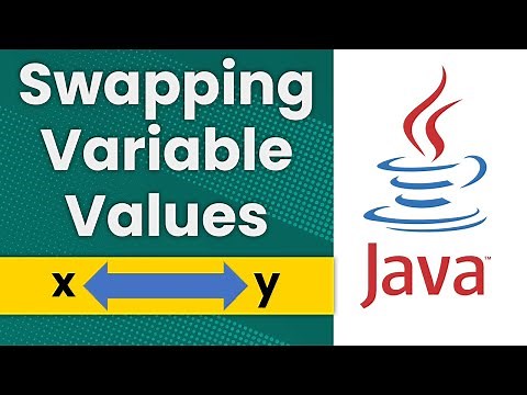 Swapping Variable Values (Java Tutorial)
