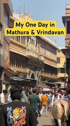I spend one day in Mathura and Vrindavan | Krishnan janm bhumi | Dwarka dhish temple #radha #krishna