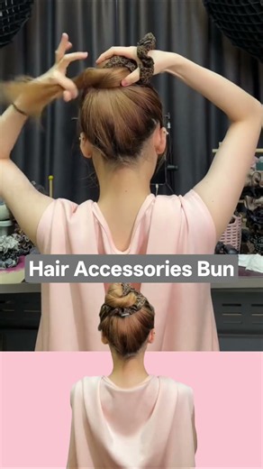 Easily disassemble hair accessories without damaging your hair #HairAccessories #Bun