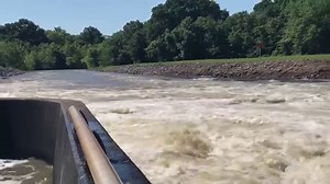 34K views · 98 reactions | Sardis Lake release Sardis Lake is a reservoir in Pushmataha County and Latimer County in Oklahoma, USA, named for the now-defunct town of Sardis, Oklahoma. The dam impounding the lake is located approximately 5 miles north of Clayton. #boating #recreaction #oklahoma #lakes #watersafety #lifejacket | Tulsa District, U.S. Army Corps of Engineers | Facebook