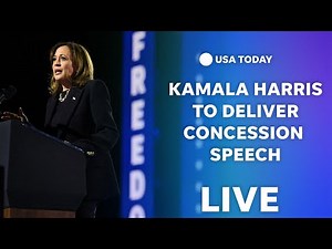 Watch live: Kamala Harris to deliver concession speech