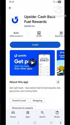 How to Upside app install in google play store | #upside #install #googleplay