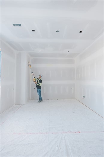 Net-Zero Building Solutions on Instagram: "Clean work starts before the finish. By using thick protective coverings before drywall and plastering, we protect every surface, prevent mess, and keep the job site professional from start to finish. That’s how quality is done the right way. 🔥Fast, reliable and organized customer service only at Net-zero Building Solutions LTD. ✅Energy efficiency solutions to fit every budget. ✅Using only the most reputable products and tools! 🥇 ✅Certified and Insure