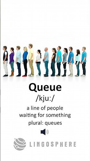 Queue | How to Pronounce This TRICKY English Word 🇬🇧 | English Vocabulary