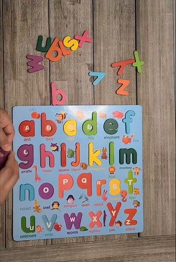 🔤 Small Alphabet Puzzle | Educational Toy for Toddler