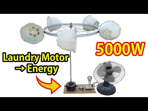 The Secret Hack: Free Wind Energy from a Washer Motor