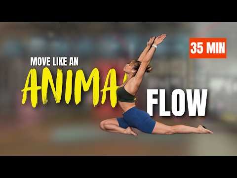 35 min NEW ANIMAL FLOW MOVEMENTS / PRIMAL FLOW SESSION