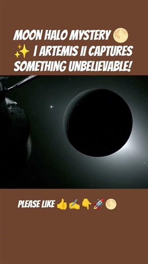 Moon Halo Mystery 🌕✨ | Artemis II Captures Something Unbelievable!
