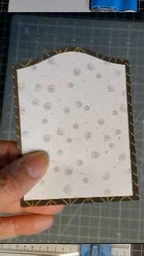 How To Make A Scrapbook or Card Tag With The Custom Cutting Border System by Creative Memories