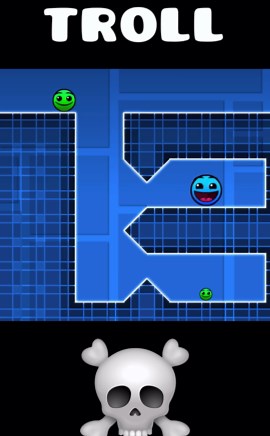 Troll Traps in Geometry Dash #gdupdate #deluxe12 #gd #memes #shorts