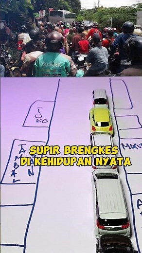 Supir Brengkes Di Kehidupan Nyata. Bikin Emosi.
