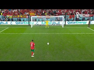 Full Penalty Shoot-out Morocco vs Spain (penalty 3-0)