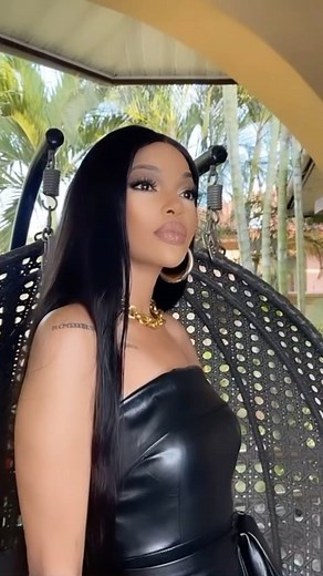 Wema Sepetu on Instagram: "He intrigues me with every move till Im breathless, Im helpless cant keep my cool... 😜😜😜 . . . Dressed by @the_a_collection_ FaceBeat @rosekayuga__ Hair by @luluzhair . . . @romyjons @ms_ris_eddy 🤎❤️🤎"