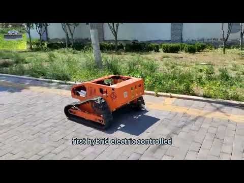 wireless radio control caterpillar bush mulcher made in China