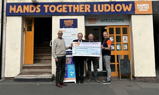 Ludlow Freemasons supports Hands Together Ludlow