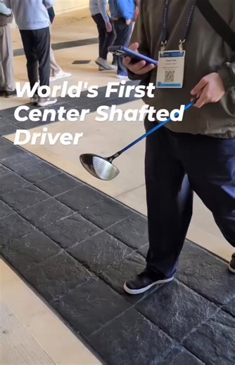 Center Shafted Driver Spotted at PGA Show Sparks Interest Among Golfers