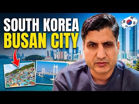 WELCOME to SOUTH KOREA 🇰🇷 EXPLORING BUSAN CITY by WALK!