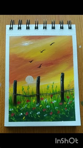 Easy painting ieda / beginners art #shorts #viralshorts #painting #easy painting tutorial #art