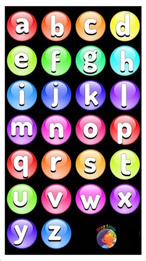 abcd small letters song with colorful bubbles #alphabet #abcd